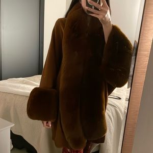 Faux Fur Cape Sals Fifth Avenue